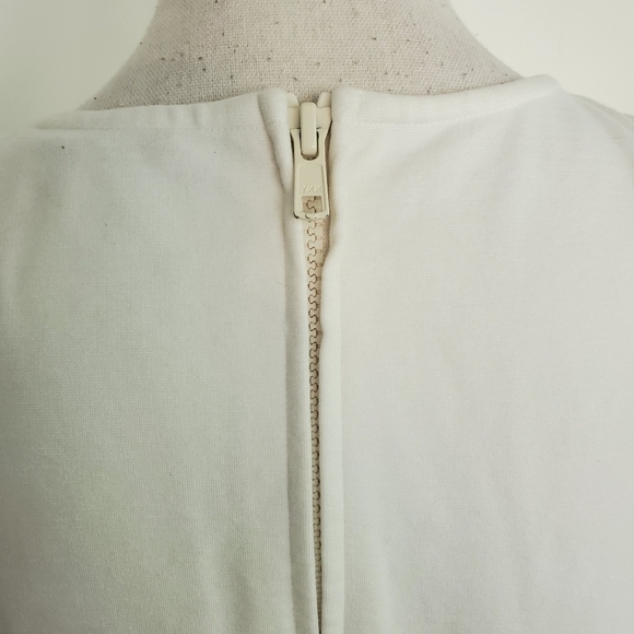 Tibi Neon Green Leaf Peplum Zip Top - Picture 6 of 10